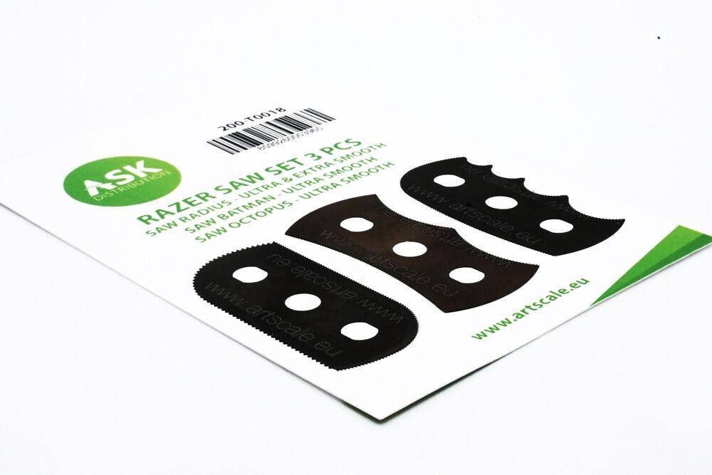 8599260003965 - ASK RAZER SAW SET 3 PCS - Radius & Batman & Octopus 8599260003965 - ASK RAZER SAW SET 3 PCS - Radius & Batman & Octopus