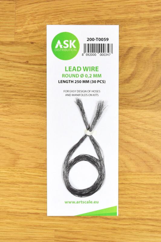 8592000000347 - Lead Wire - Round à 02 mm x 250 mm (cca 30 pcs) 8592000000347 - Lead Wire - Round à 02 mm x 250 mm (cca 30 pcs)