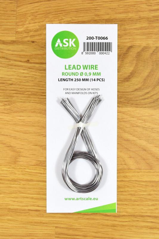 8592000000422 - Lead Wire - Round à 09 mm x 250 mm (cca 14 pcs) 8592000000422 - Lead Wire - Round à 09 mm x 250 mm (cca 14 pcs)