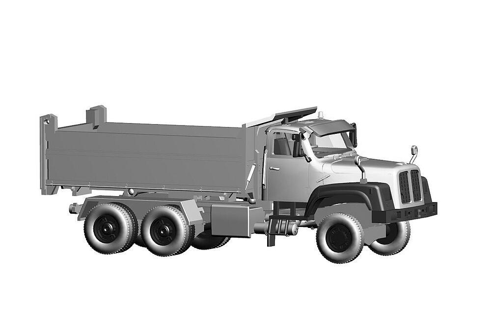 Saurer D330N 6x6 Kipper KIBAG blau