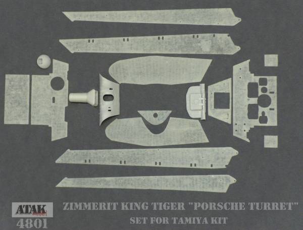 Model in günstig Kaufen-KING TIGER Porsche Turret. KING TIGER Porsche Turret <![CDATA[Atak Model / 4801 / 1:48]]>. 