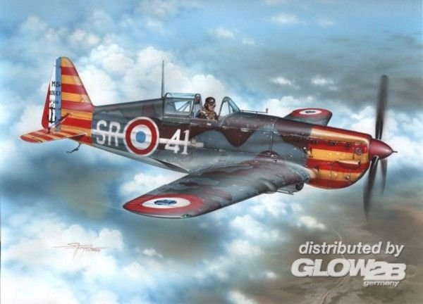 Morane Saulnier MS 406C.1 Red & Yellow Stripes