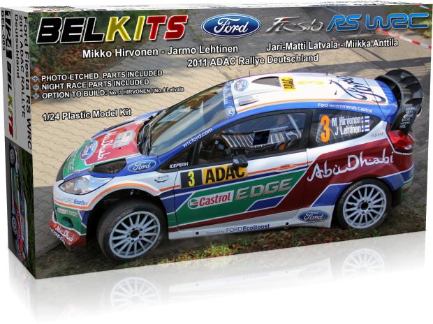 2 for  günstig Kaufen-Ford Fiesta RS - 2011 ADAC Rallye Deutschland. Ford Fiesta RS - 2011 ADAC Rallye Deutschland <![CDATA[Belkits / 003 / 1:24]]>. 