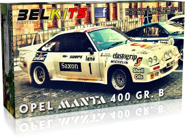 Opel günstig Kaufen-Opel Manta 400 GR.B 24 uren vanIeper1984 Jimmy McRae. Opel Manta 400 GR.B 24 uren vanIeper1984 Jimmy McRae <![CDATA[Belkits / 009 / 1:24]]>. 