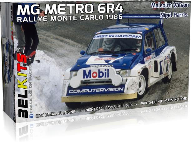 24 m  günstig Kaufen-MG METRO 6R4,Rallye Monte Carlo 1986. MG METRO 6R4,Rallye Monte Carlo 1986 <![CDATA[Belkits / 015 / 1:24]]>. 
