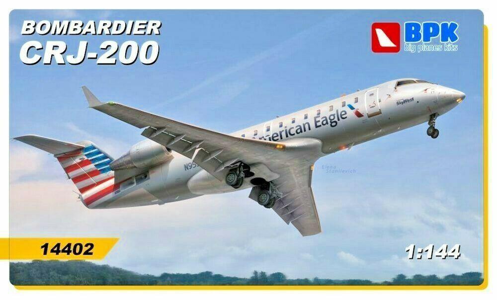 Die 200 günstig Kaufen-Bombardier CRJ 200 American Eagle. Bombardier CRJ 200 American Eagle <![CDATA[Big Planes Kits / 14402 / 1:144]]>. 