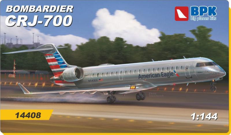 TS 44 günstig Kaufen-Bombardier CRJ-700 American Eagle. Bombardier CRJ-700 American Eagle <![CDATA[Big Planes Kits / 14408 / 1:144]]>. 