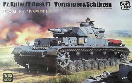 Ausf.G günstig Kaufen-Pz.Kpfw.IV Ausf.F1 3-in-1. Pz.Kpfw.IV Ausf.F1 3-in-1 <![CDATA[Border Model / BT003 / 1:35]]>. 