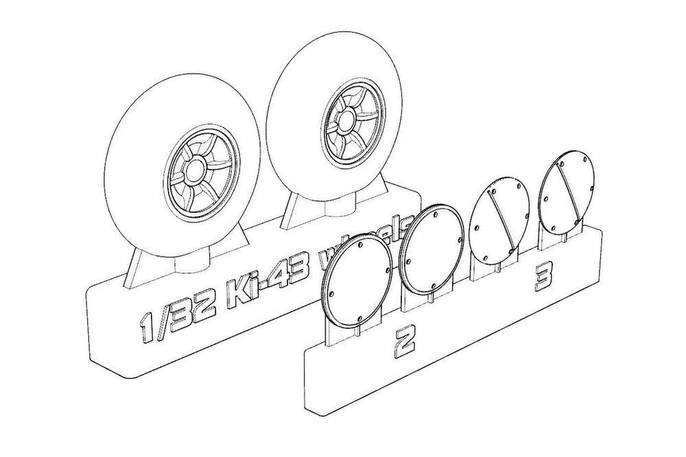 8595683907149 - Ki-43 Hayabusa Wheels 8595683907149 - Ki-43 Hayabusa Wheels