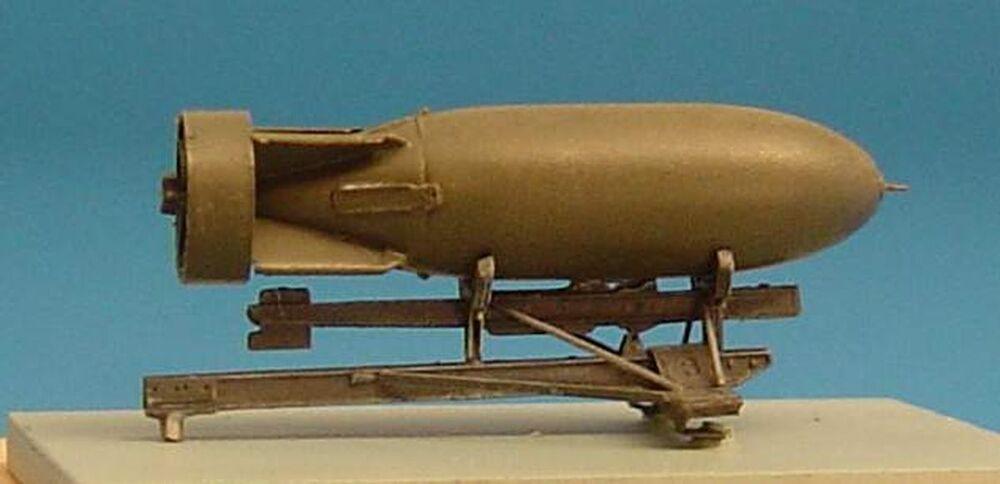 8595683903523 - Bomb rack for Spitfire - british 500lb bomb 8595683903523 - Bomb rack for Spitfire - british 500lb bomb