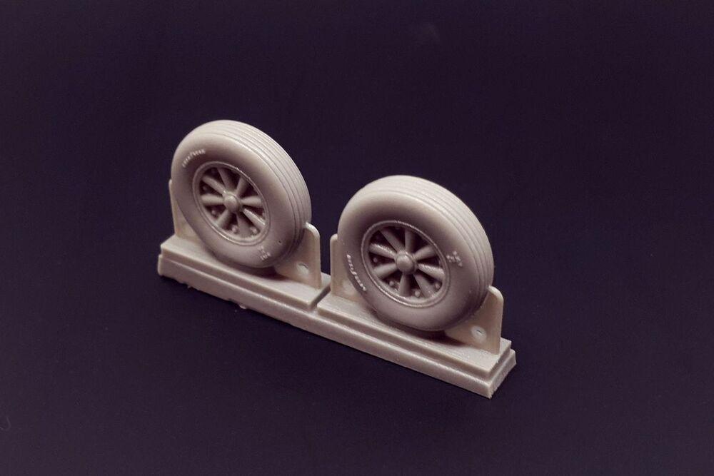 8595683905596 - F4U Corsair Late Ribbed Thread (late �50s) Wheels set 8595683905596 - F4U Corsair Late Ribbed Thread (late �50s) Wheels set