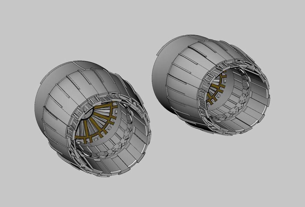MiG-29A – Engine nozzles