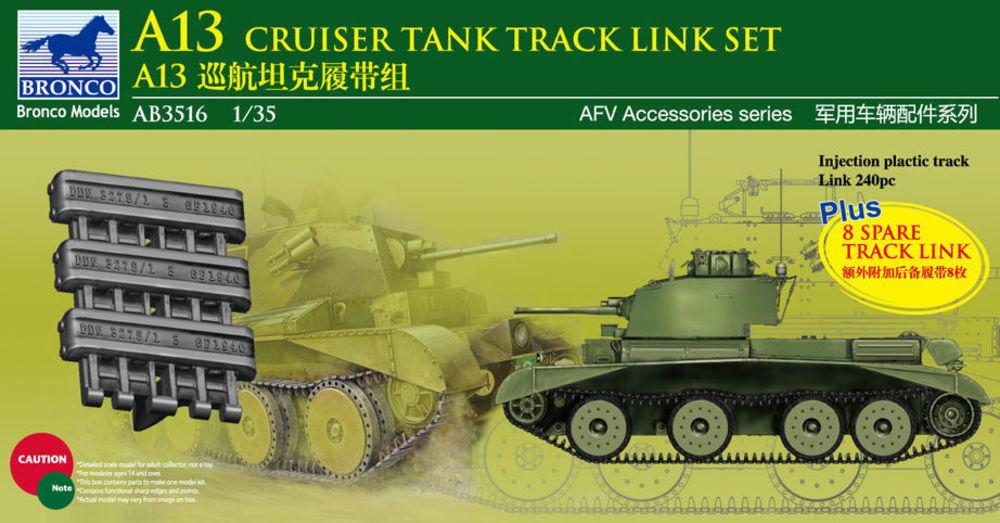 4544032667580 - A13 Cruiser Tank MKIII Track Link Set 4544032667580 - A13 Cruiser Tank MKIII Track Link Set