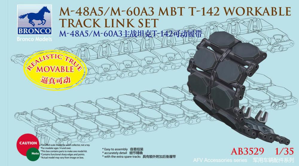 Link A5 günstig Kaufen-US M-48A5/M-60A3 MBT T-142 Workable Trac Link Set. US M-48A5/M-60A3 MBT T-142 Workable Trac Link Set <![CDATA[Bronco Models / AB3529 / 1:35]]>. 