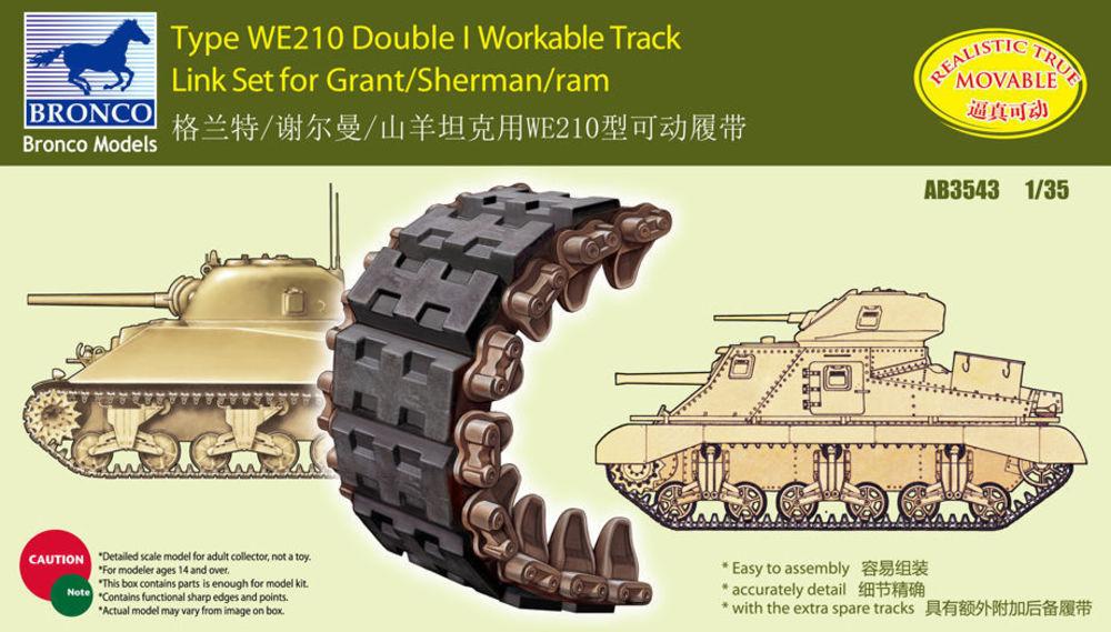 TRACK günstig Kaufen-Sherman Double I Workable Track Link Set. Sherman Double I Workable Track Link Set <![CDATA[Bronco Models / AB3543 / 1:35]]>. 