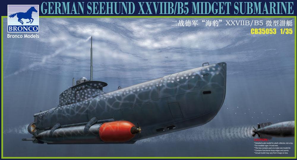XXVII günstig Kaufen-German Seehund XXVII B/B5 (2in1). German Seehund XXVII B/B5 (2in1) <![CDATA[Bronco Models / CB35053 / 1:35]]>. 