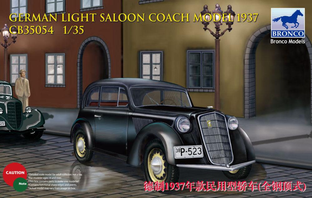 LIGHT günstig Kaufen-German Light Saloon Coach Mod.1937. German Light Saloon Coach Mod.1937 <![CDATA[Bronco Models / CB35054 / 1:35]]>. 