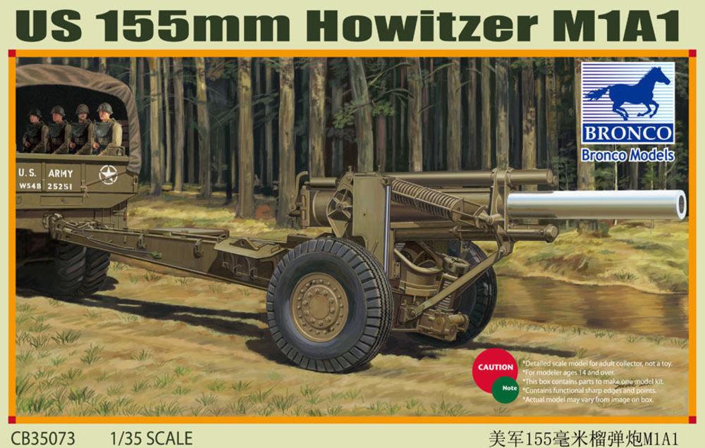 1A 1 günstig Kaufen-US M1A1 155mm Howitzer (WWII). US M1A1 155mm Howitzer (WWII) <![CDATA[Bronco Models / CB35073 / 1:35]]>. 