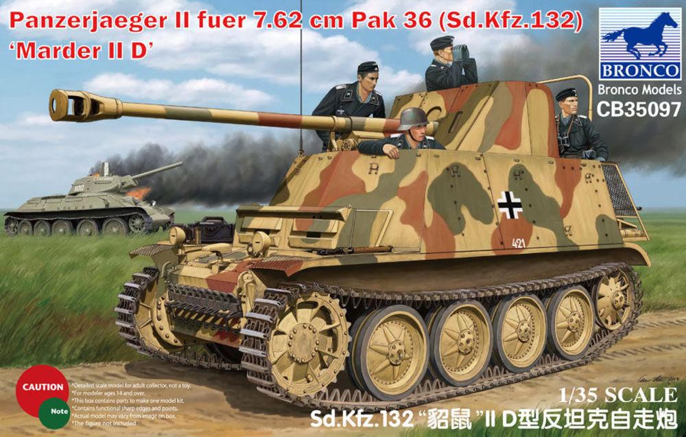 35 II günstig Kaufen-Sd Kfz 132 Marder IID. Sd Kfz 132 Marder IID <![CDATA[Bronco Models / CB35097 / 1:35]]>. 