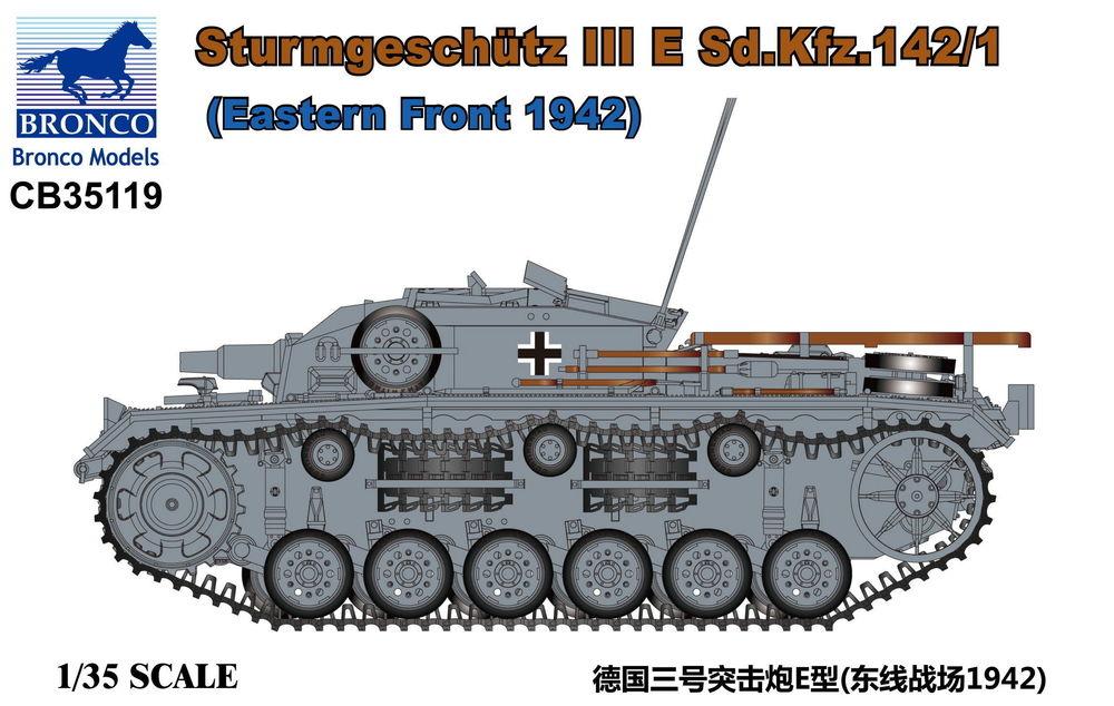 eastern günstig Kaufen-Sturmgeschütz III E Sd.Kfz.142/1(Eastern Front 1942). Sturmgeschütz III E Sd.Kfz.142/1(Eastern Front 1942) <![CDATA[Bronco Models / CB35119 / 1:35]]>. 