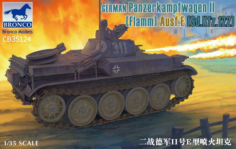 Panzerkampfwagen günstig Kaufen-German Panzerkampfwagen II Flamm Ausf. E (Sd.Kfz. 122). German Panzerkampfwagen II Flamm Ausf. E (Sd.Kfz. 122) <![CDATA[Bronco Models / CB35124 / 1:35]]>. 