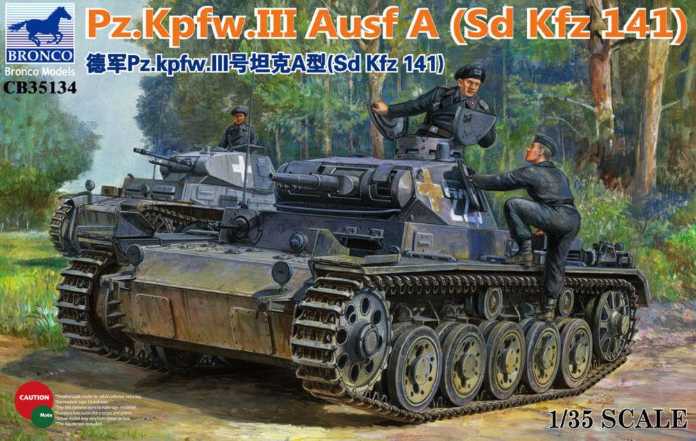 Ausf.G günstig Kaufen-Panzerkampfwagen III Ausf.A (Sd Kfz 141). Panzerkampfwagen III Ausf.A (Sd Kfz 141) <![CDATA[Bronco Models / CB35134 / 1:35]]>. 