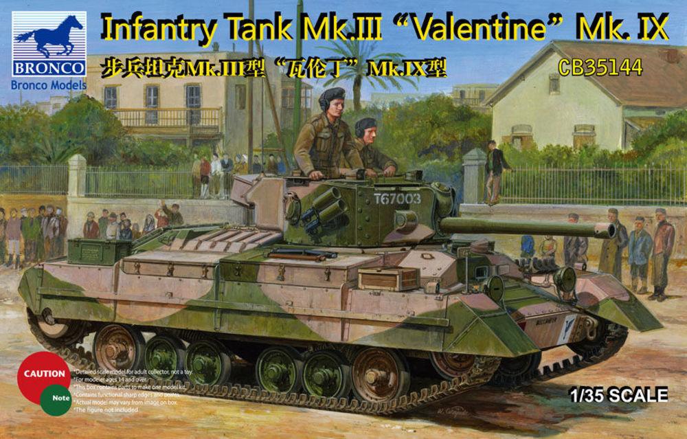 Tank MK günstig Kaufen-Infantry Tank Mk.III Valentine Mk.IX. Infantry Tank Mk.III Valentine Mk.IX <![CDATA[Bronco Models / CB35144 / 1:35]]>. 