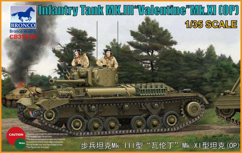 Tank MK günstig Kaufen-Infantry Tank Mk.III Valentine Mk.XI(OP). Infantry Tank Mk.III Valentine Mk.XI(OP) <![CDATA[Bronco Models / CB35146 / 1:35]]>. 