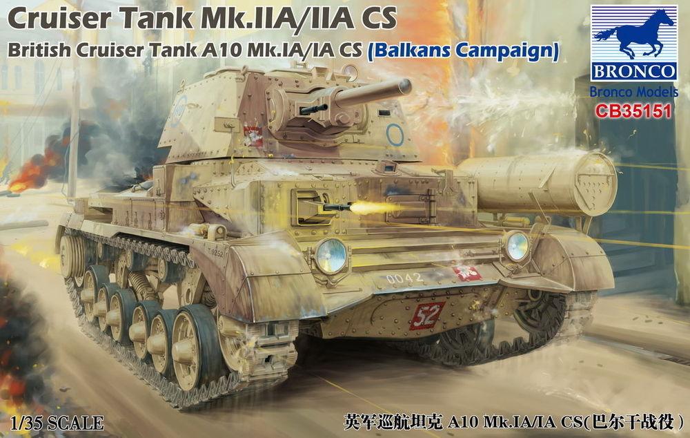 Cruiser günstig Kaufen-Cruiser Tank Mk.IIA/IIA CS British Cruiser Tank A10 Mk.IA/IA CS (Balkans Campaign). Cruiser Tank Mk.IIA/IIA CS British Cruiser Tank A10 Mk.IA/IA CS (Balkans Campaign) <![CDATA[Bronco Models / CB35151 / 1:35]]>. 