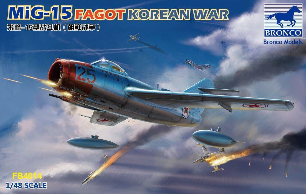 MIG 15 günstig Kaufen-MiG-15 Fagot. MiG-15 Fagot <![CDATA[Bronco Models / FB4014 / 1:48]]>. 