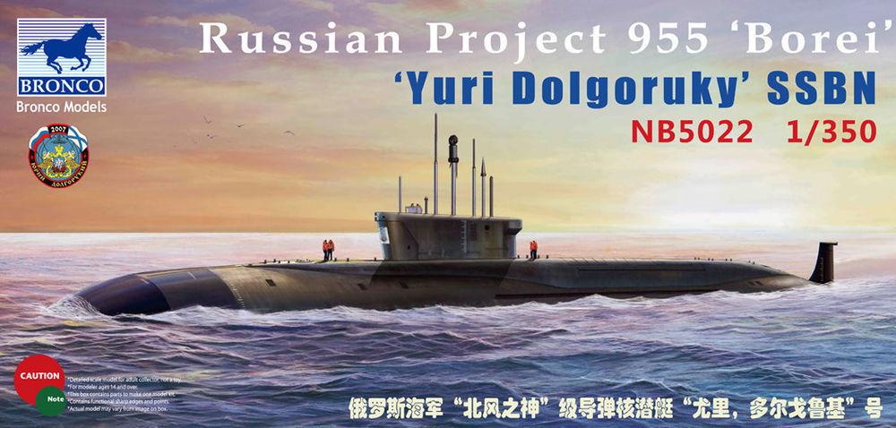 Yuri günstig Kaufen-Russian Project 955 Borei Yuri Dolgoruky SSBN. Russian Project 955 Borei Yuri Dolgoruky SSBN <![CDATA[Bronco Models / NB5022 / 1:350]]>. 