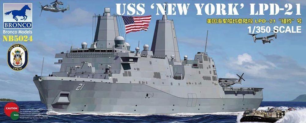 NB 4 günstig Kaufen-USS LPD-21 New York. USS LPD-21 New York <![CDATA[Bronco Models / NB5024 / 1:350]]>. 