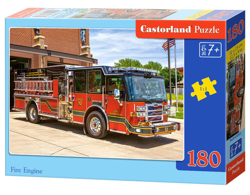 Teile  günstig Kaufen-Fire Engine - Puzzle - 180 Teile. Fire Engine - Puzzle - 180 Teile <![CDATA[Castorland / B-018352]]>. 