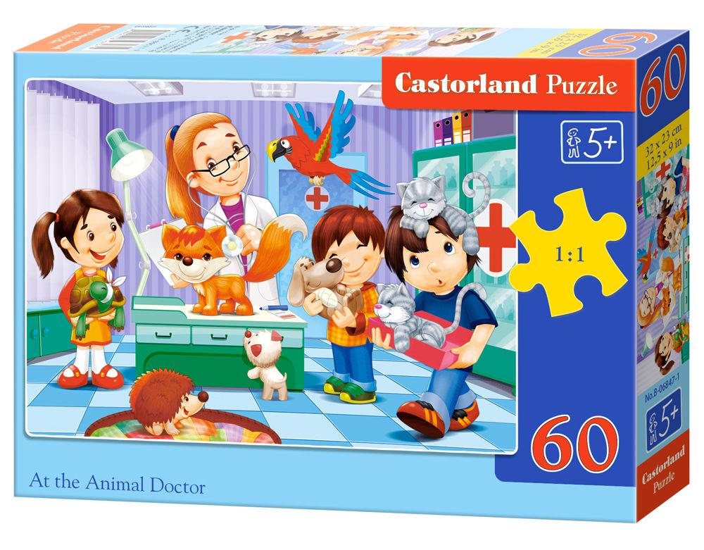 At the Animal Doctor - Puzzle - 60 Teile