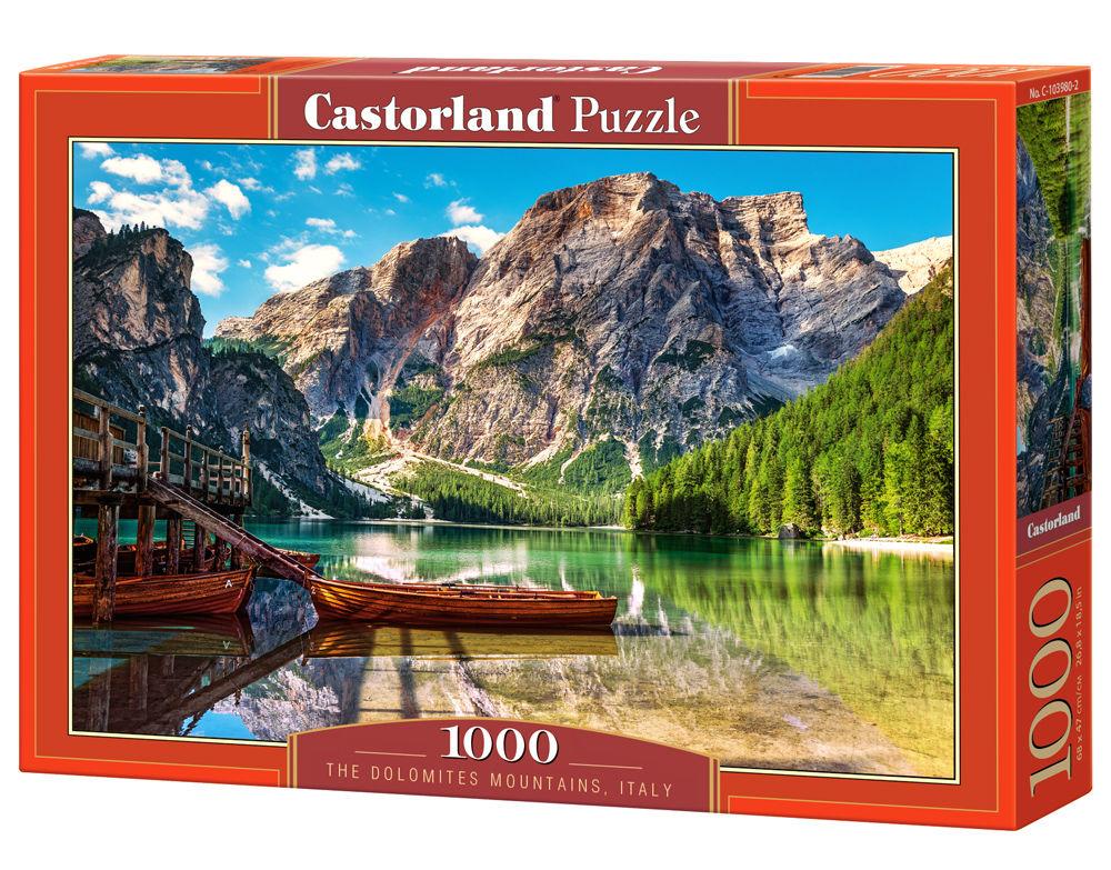 Puzzle günstig Kaufen-The Dolomites Mountains,Italy - Puzzle - 1000 Teile. The Dolomites Mountains,Italy - Puzzle - 1000 Teile <![CDATA[Castorland / C-103980-2]]>. 