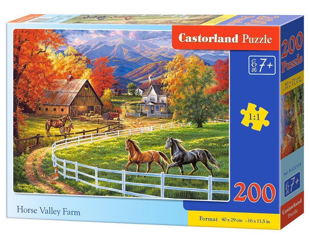 Teile/satz  günstig Kaufen-Horse Valley Farm - Puzzle - 200 Teile. Horse Valley Farm - Puzzle - 200 Teile <![CDATA[Castorland / B-222124]]>. 