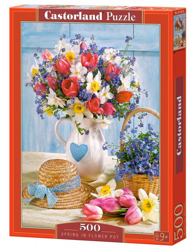 Flower Pot günstig Kaufen-Spring in Flower Pot - Puzzle - 500 Teile. Spring in Flower Pot - Puzzle - 500 Teile <![CDATA[Castorland / B-53520]]>. 