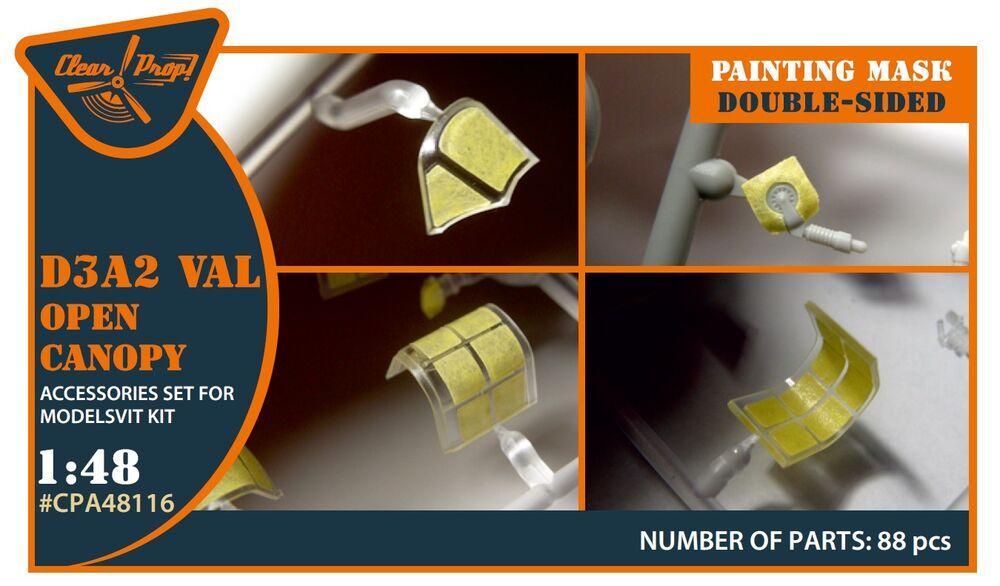 D3A2 VAL (open canopy) - Double-sided painting mask [Wingsy Kits]
