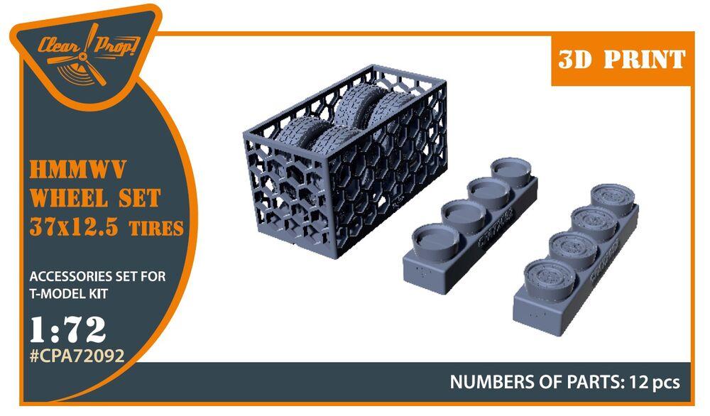 HMMWV - Wheel set 37x12,5 Tires [T-Models]