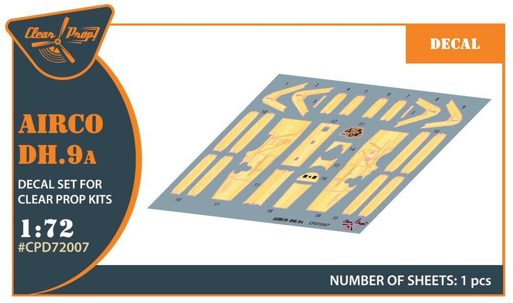 Airco DH.9a - Decal set [Clear Prop]