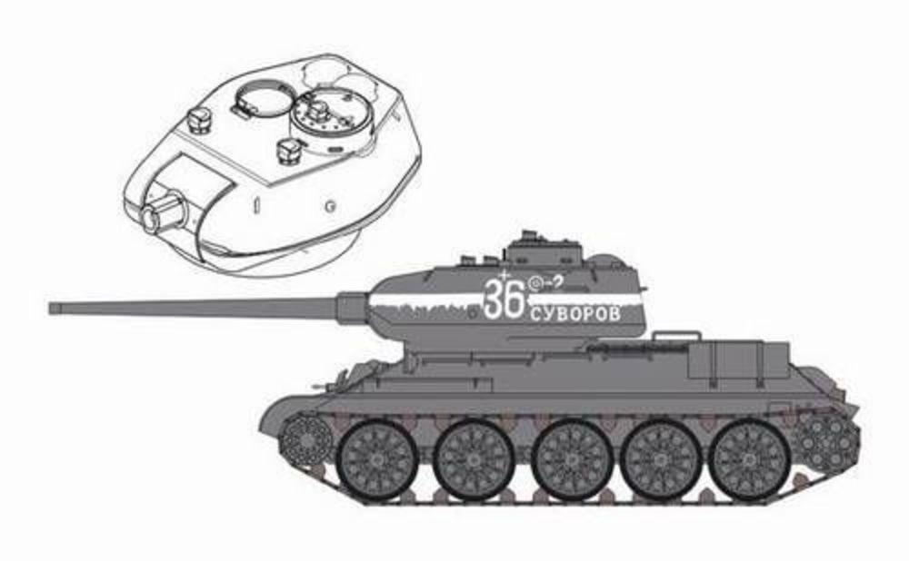 8595593101279 - T-34 76 model 1943 8595593101279 - T-34 76 model 1943
