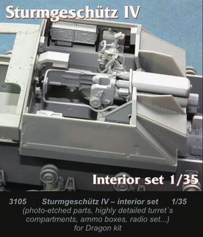 Set 10  günstig Kaufen-StuG IV - Interior set [Dragon]. StuG IV - Interior set [Dragon] <![CDATA[CMK / 3105 / 1:35]]>. 
