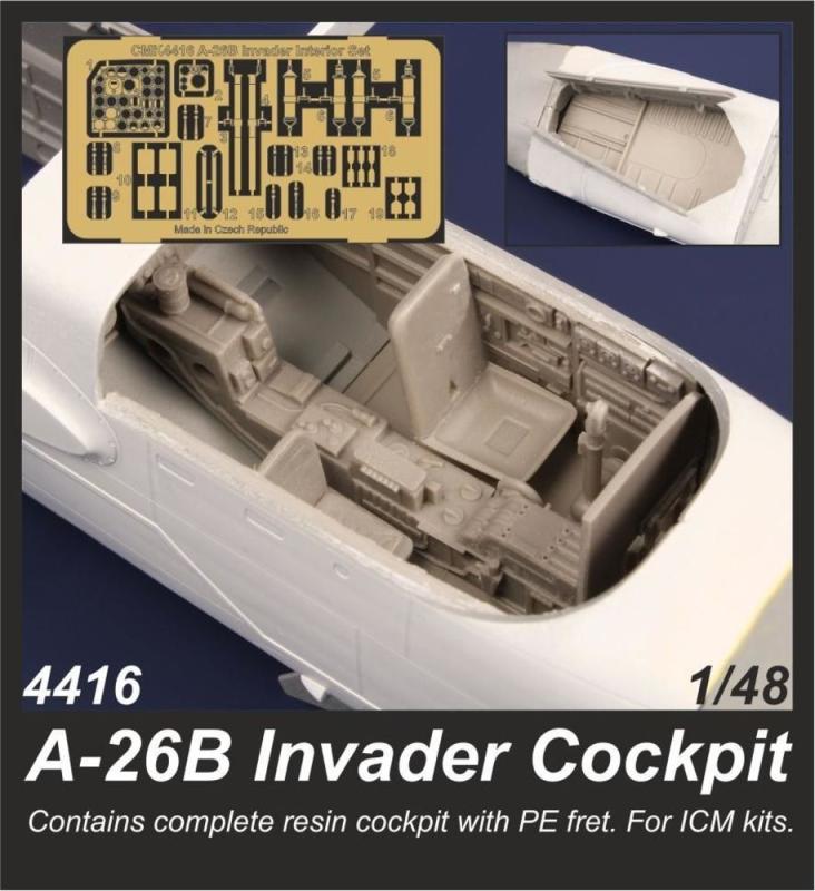 26B Invader günstig Kaufen-A-26B Invader - Cockpit. A-26B Invader - Cockpit <![CDATA[CMK / 4416 / 1:48]]>. 