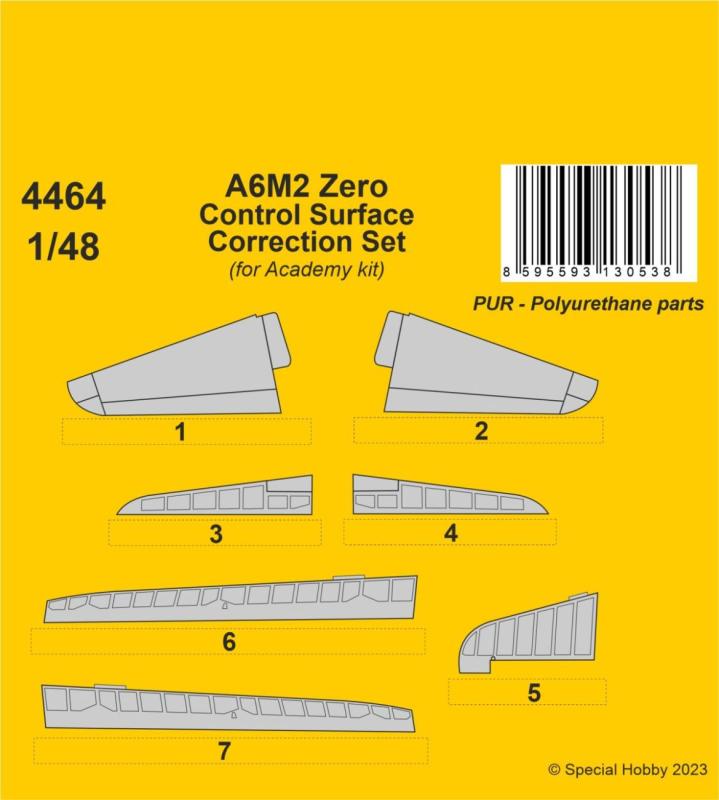 Control günstig Kaufen-A6M2 Zero - Control Surface Correction Set [Academy]. A6M2 Zero - Control Surface Correction Set [Academy] <![CDATA[CMK / 4464 / 1:48]]>. 