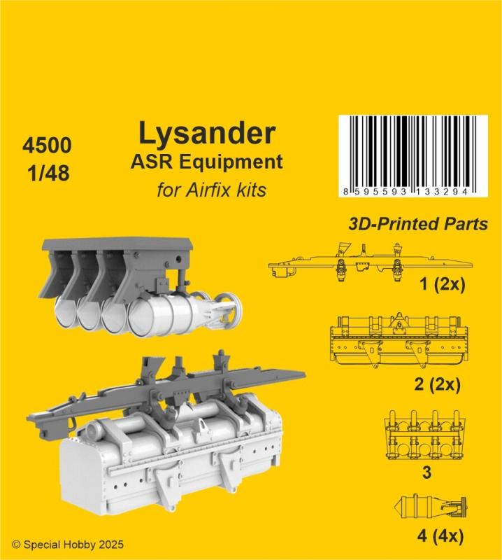 8595593133294 - Lysander - ASR Equipment [Airfix]