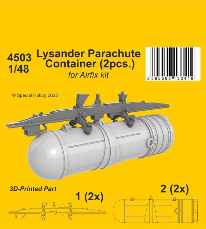 Lysander – Parachute Container [Airfix]