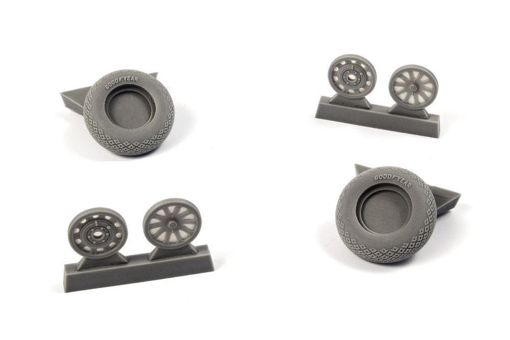 8595593125879 - P-51D Mustang - Wheels (Diamond and Hole Tread Pattern) [Revell]