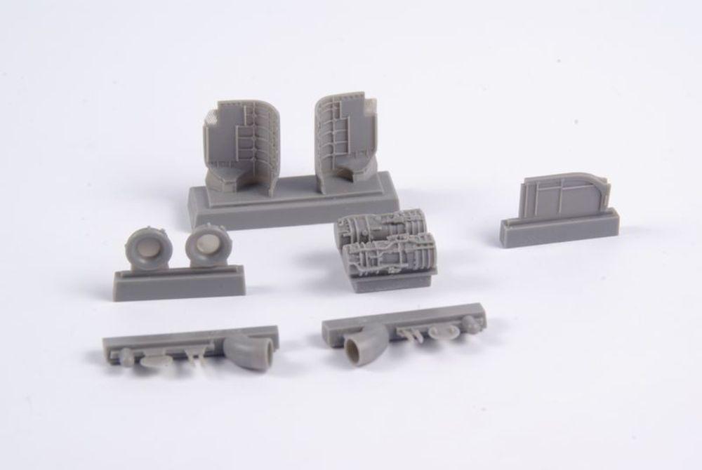 8595593126678 - CMK 129-7420 - Westland Sea King Engine Set for Airfix in 172 8595593126678 - CMK 129-7420 - Westland Sea King Engine Set for Airfix in 172
