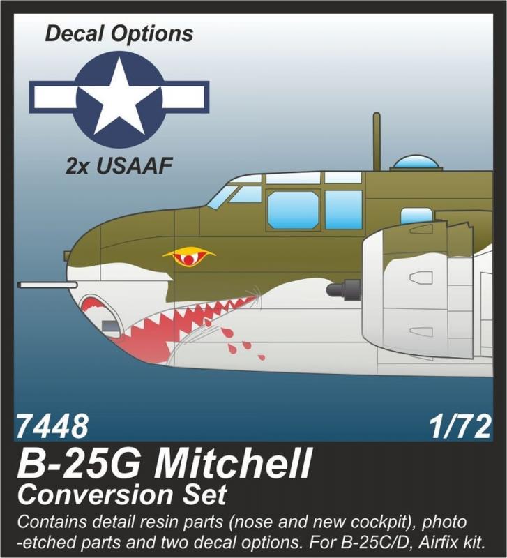 25G Mitchell günstig Kaufen-B-25G Mitchell - 75 mm Gun Nose Conversion Set. B-25G Mitchell - 75 mm Gun Nose Conversion Set <![CDATA[CMK / 7448 / 1:72]]>. 