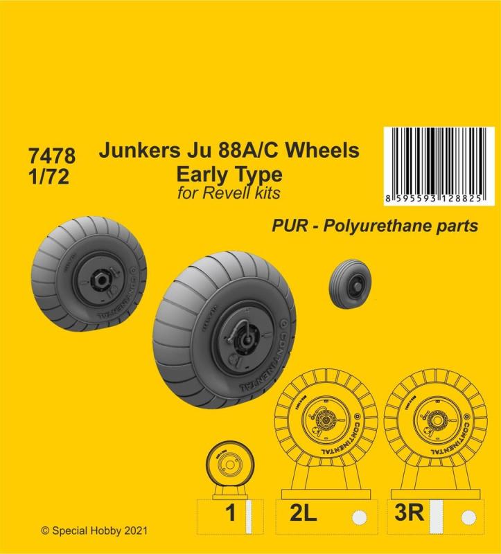 early günstig Kaufen-Junkers Ju 88A/C - Wheels Early Type [Revell]. Junkers Ju 88A/C - Wheels Early Type [Revell] <![CDATA[CMK / 7478 / 1:72]]>. 